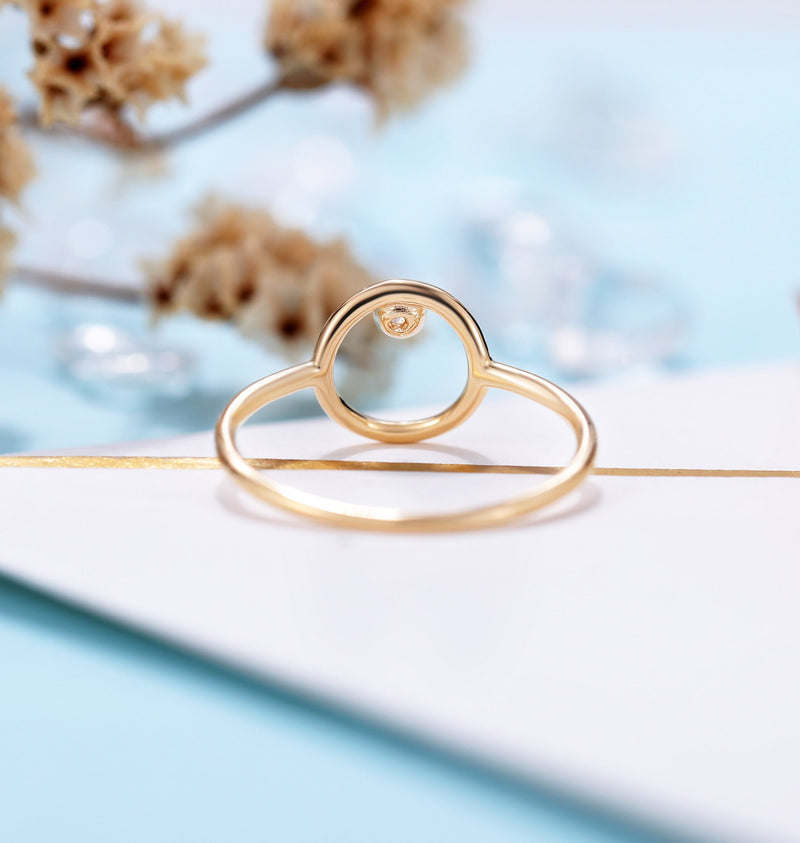 Cheap Women Simple Fashion Heart Shape Ring Girl Jewelry Gift